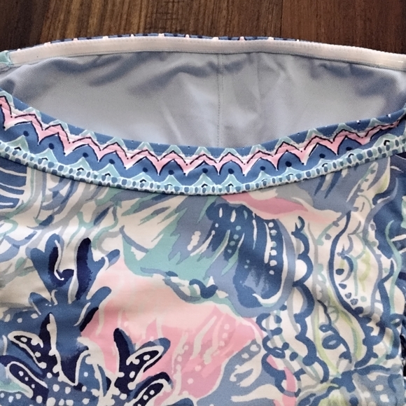 🎉HP🎉 NWT Lilly Pulitzer Justina One Piece Swimsuit Saltwater Blue - Sz 0 - Picture 8 of 12